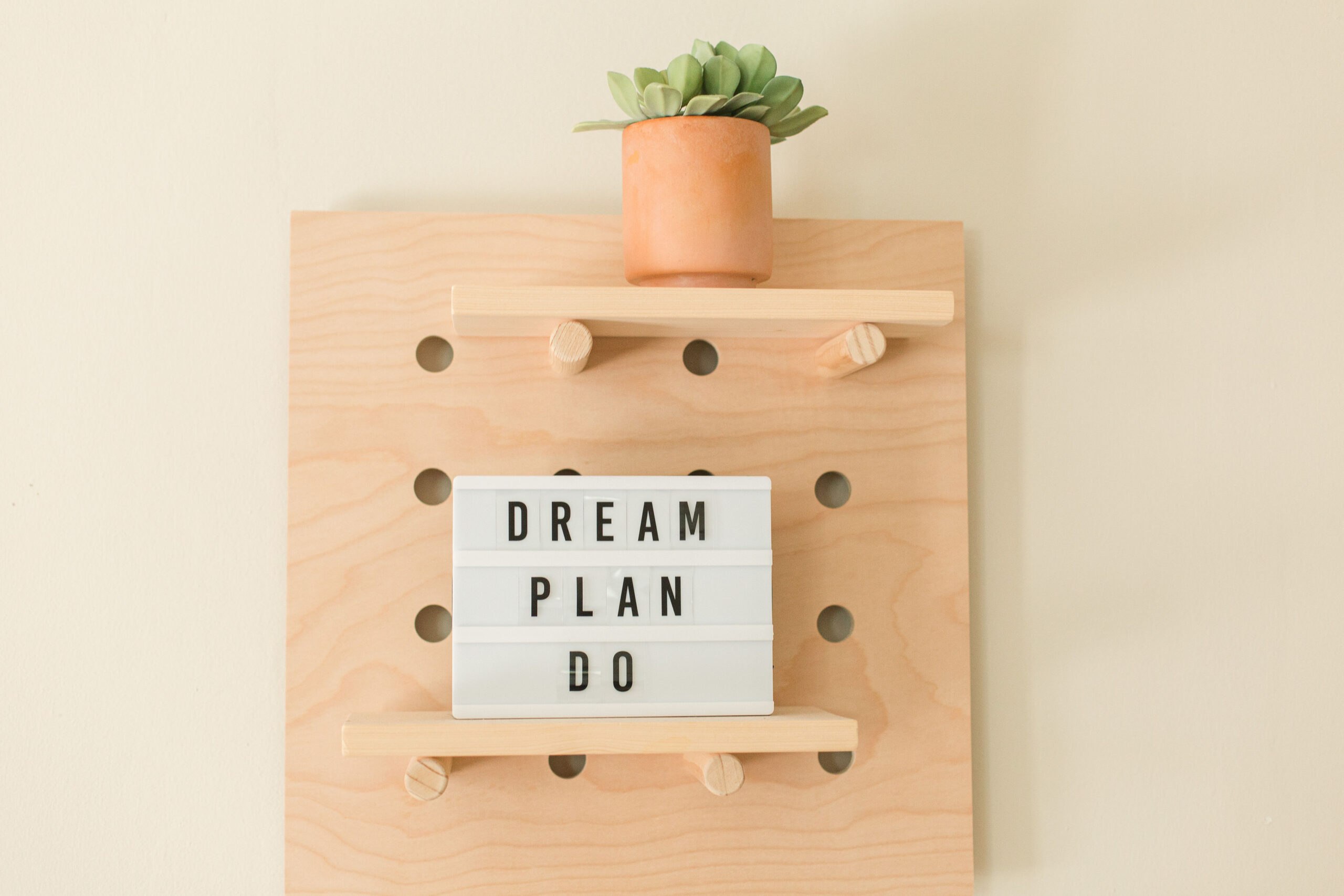 Quote: Dream, plan, do